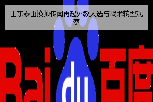 山东泰山换帅传闻再起外教人选与战术转型观察